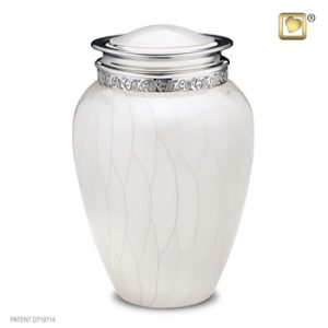 Blessings white large urn