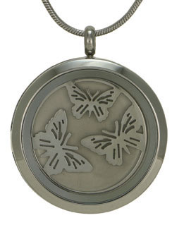 Butterflies (pewter with two inserts)